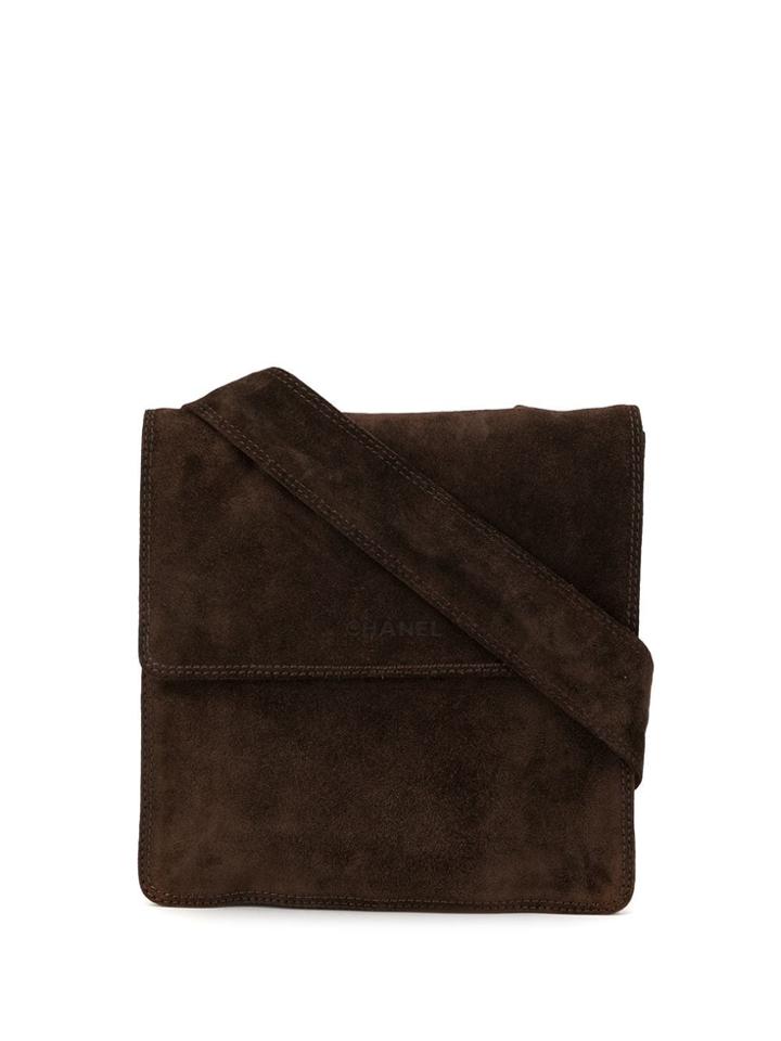 Chanel Pre-owned 1998 Flap Crossbody Bag - Brown