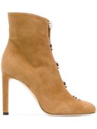 Jimmy Choo Loretta Suede Booties - Brown