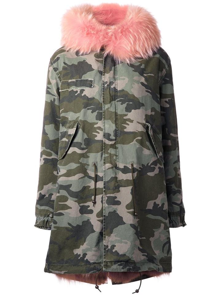 Mr & Mrs Italy Camouflage Parka Coat