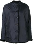 Aspesi Faux Fur Lined Jacket - Blue