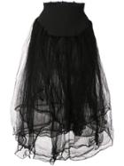 Marc Le Bihan Elasticated Waist Skirt - Black