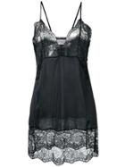 Erika Cavallini Lace Spaghetti Strap Top - Black