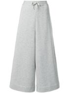 Maison Margiela Wide Leg Cropped Track Pants - Grey