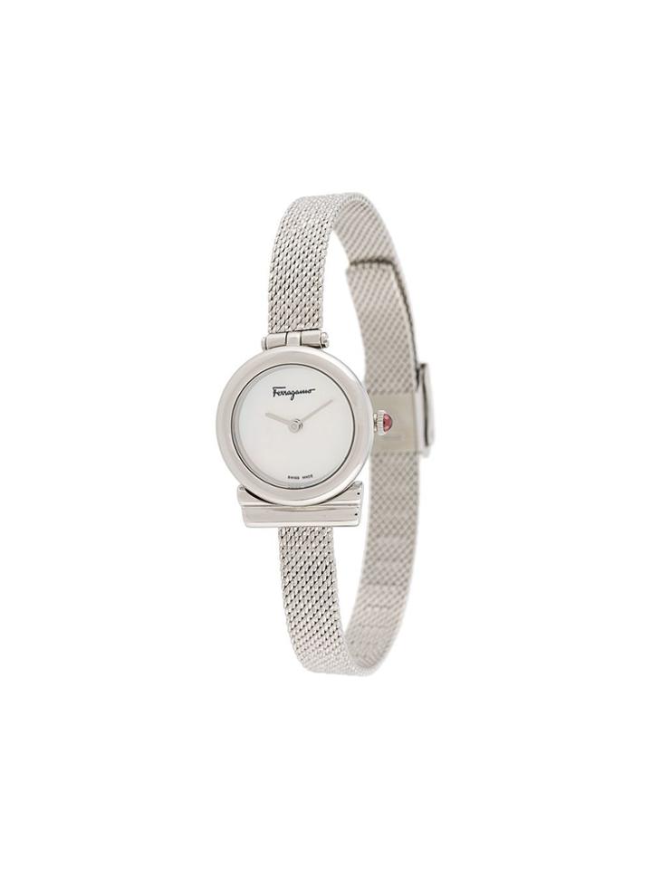 Salvatore Ferragamo Watches Gancini Slim 22mm Watch - Metallic