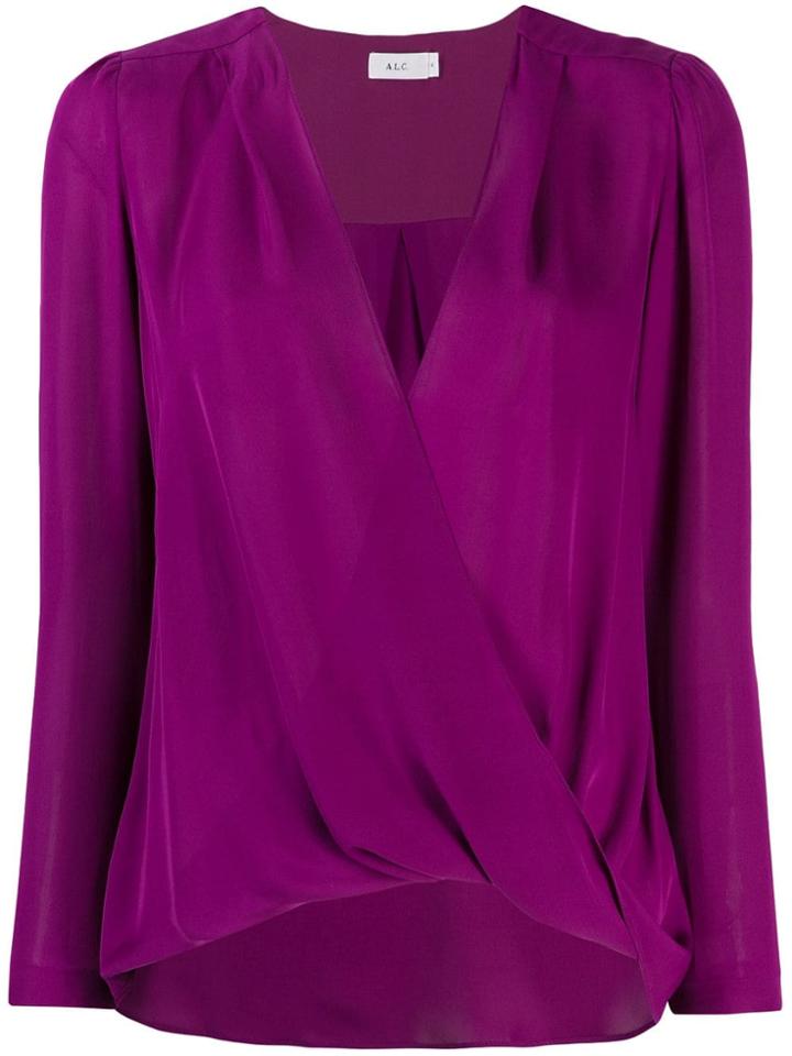A.l.c. Harmon V-neck Blouse - Purple
