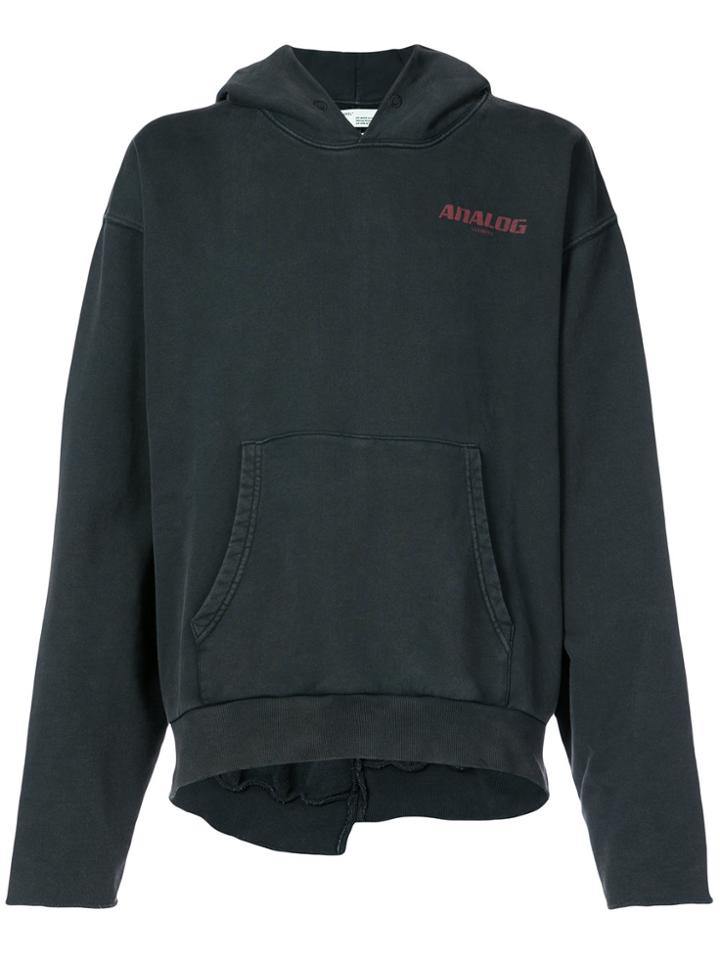 Off-white Hooded Sweatshirt - Grey
