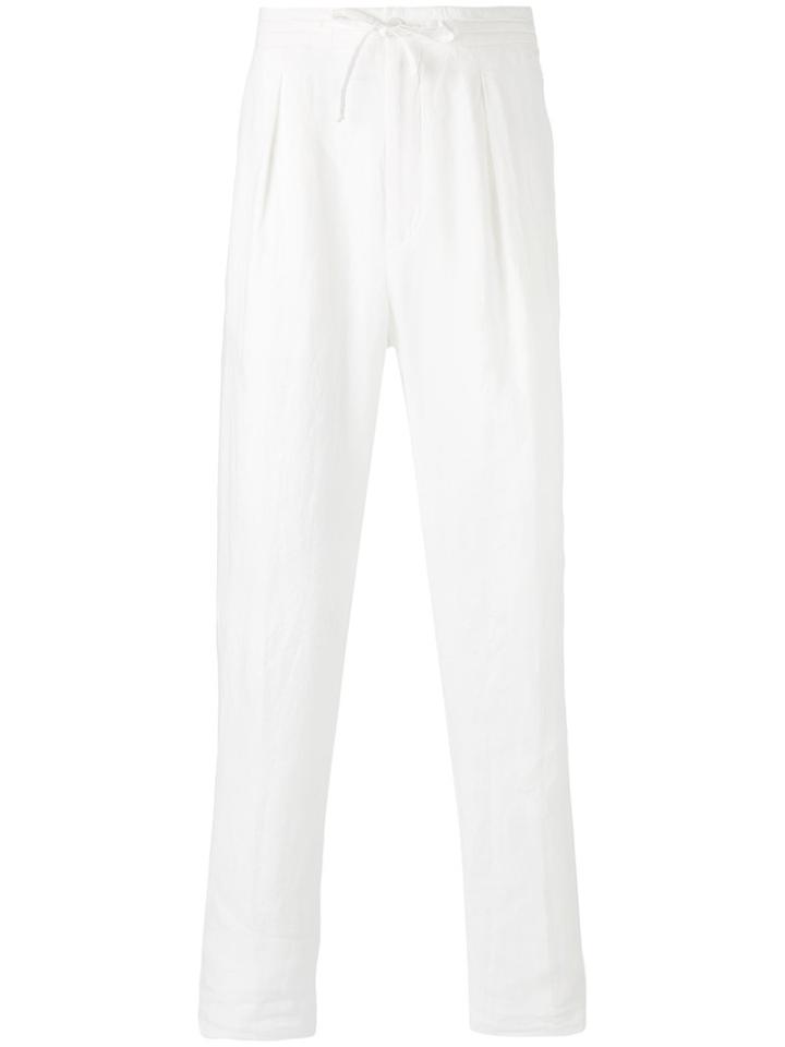Ermenegildo Zegna - Classic Chinos - Men - Linen/flax - 48, White, Linen/flax