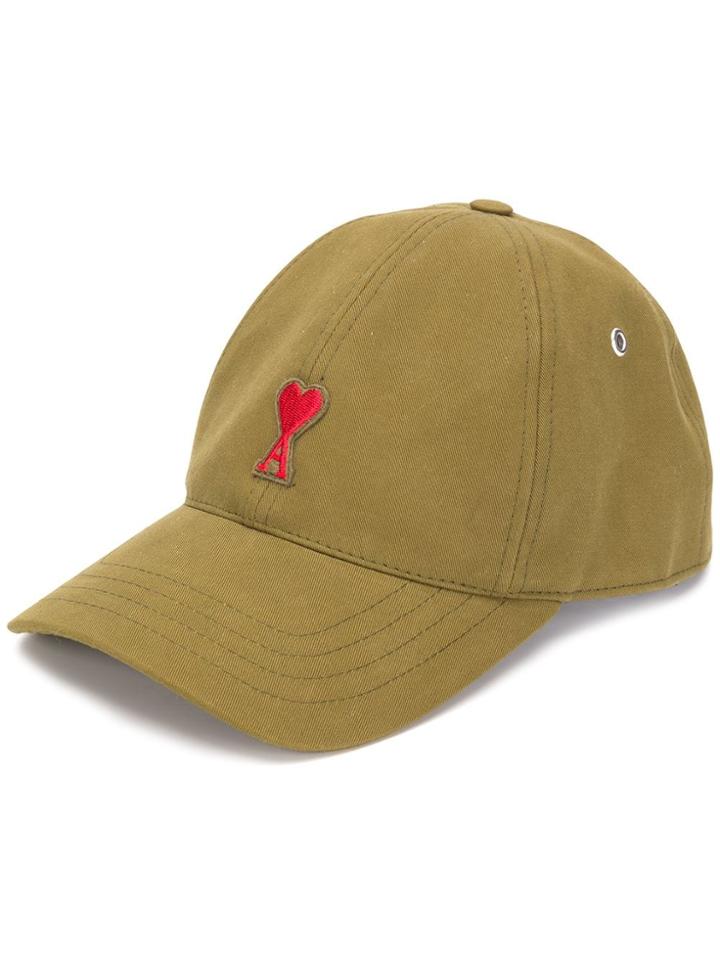 Ami Alexandre Mattiussi Logo Baseball Cap - Green