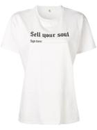 R13 Sell Your Soul Print T-shirt - Neutrals