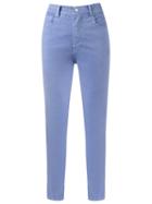 Amapô High Waisted Skinny Jeans, Women's, Size: 38, Pink/purple, Cotton/elastodiene