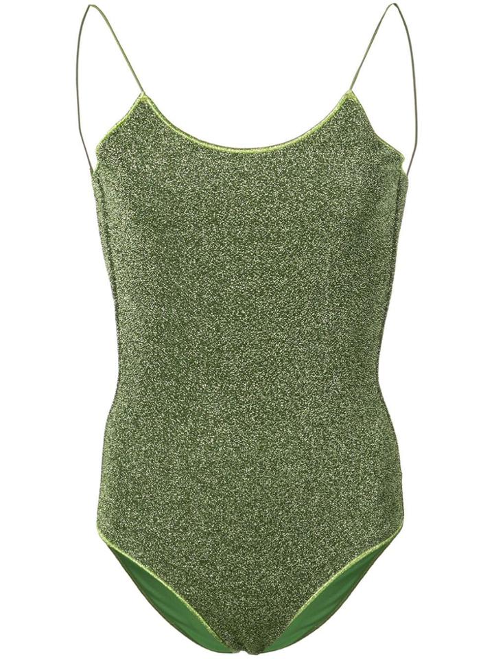 Oseree Glitter Swimsuit - Green