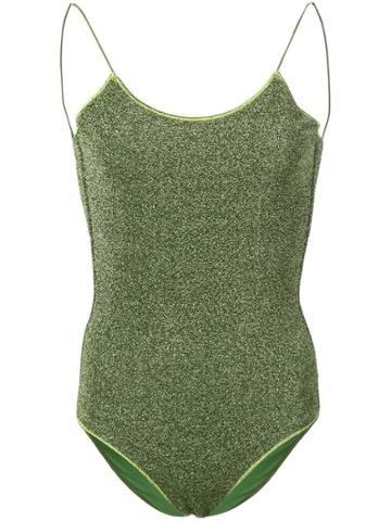 Oseree Glitter Swimsuit - Green