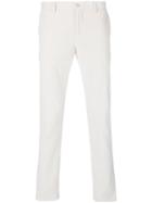 Etro - Ribbed Tapered Trousers - Men - Cotton - 48, White, Cotton