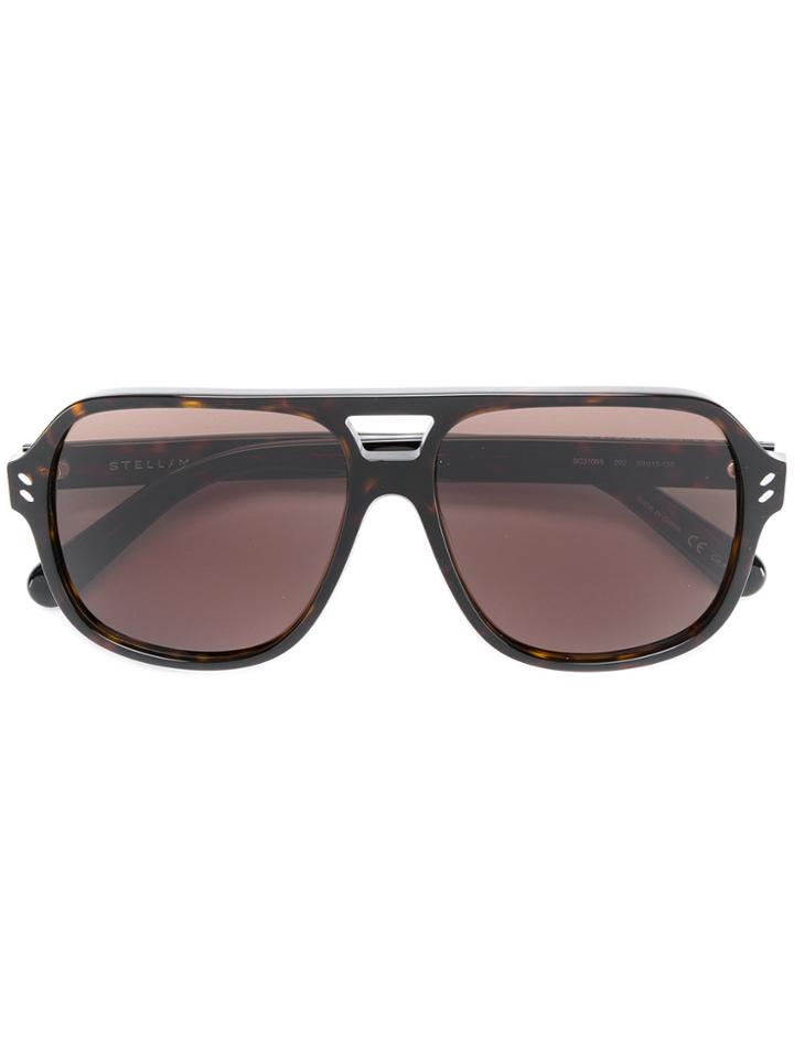 Stella Mccartney Eyewear Aviator Sunglasses - Brown