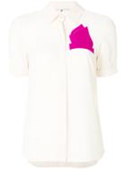 Marco De Vincenzo Embroidered Pocket Shirt - Nude & Neutrals
