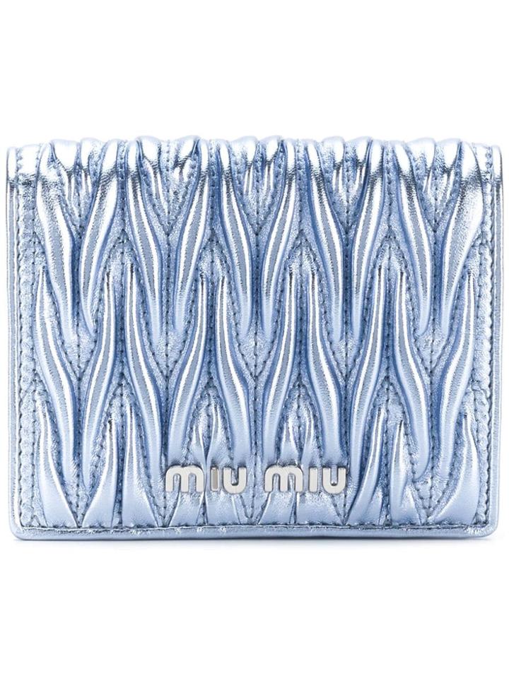 Miu Miu Miu Miu 5mv204n88 Xdr Pervinca Mordore Leather/fur/exotic