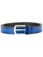 Orciani Classic Belt, Men's, Size: 100, Blue, Leather