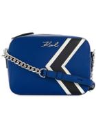 Karl Lagerfeld K Stripes Camera Bag - Blue