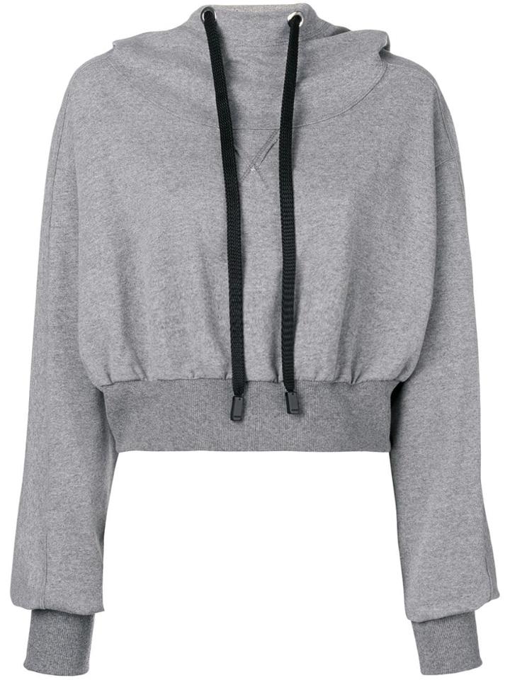 No Ka' Oi Oversized Drawstring Hoodie - Grey