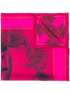 Givenchy Printed Scarf - Pink & Purple