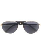 Cartier Aviator Shaped Sunglasses - Gold
