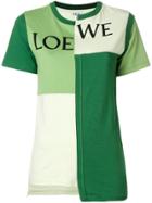 Loewe Patchwork Logo T-shirt - Green