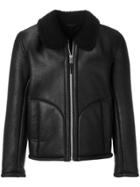 Ymc Shearling Lined Jacket - Black