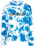 The Elder Statesman Garage Tie-dye Hoodie - Blue