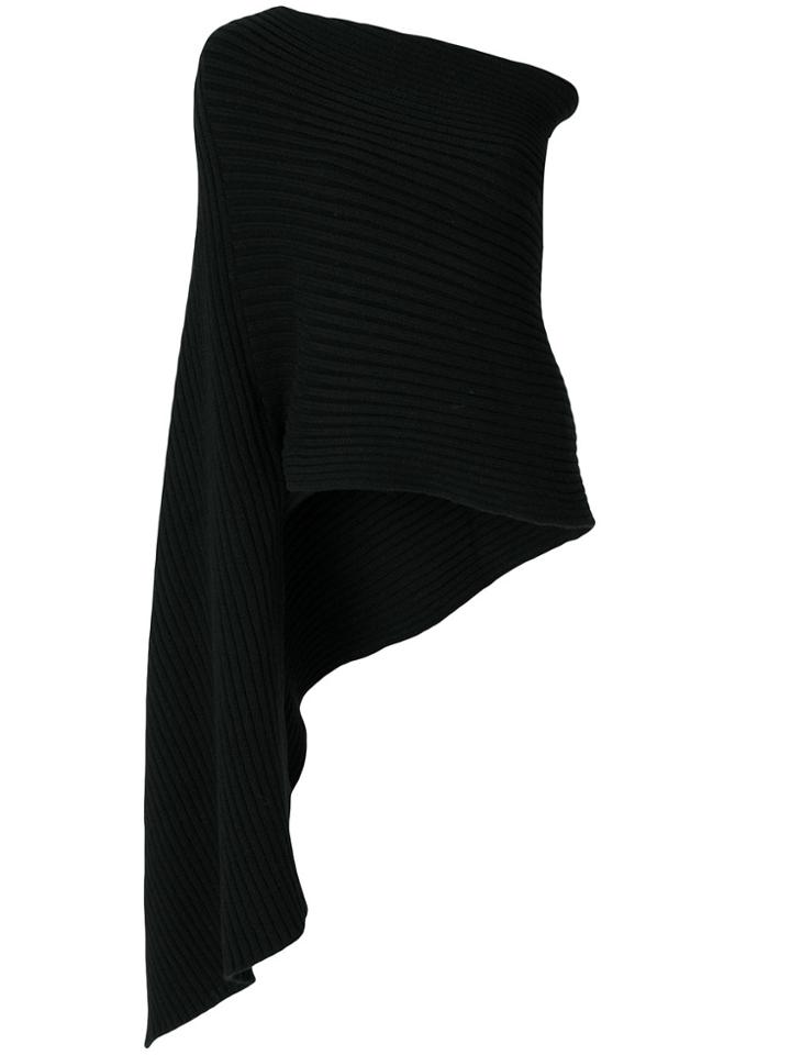 Pringle Of Scotland Hooded Scarf - Black