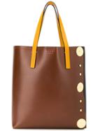 Marni Punch Tote Bag - Brown
