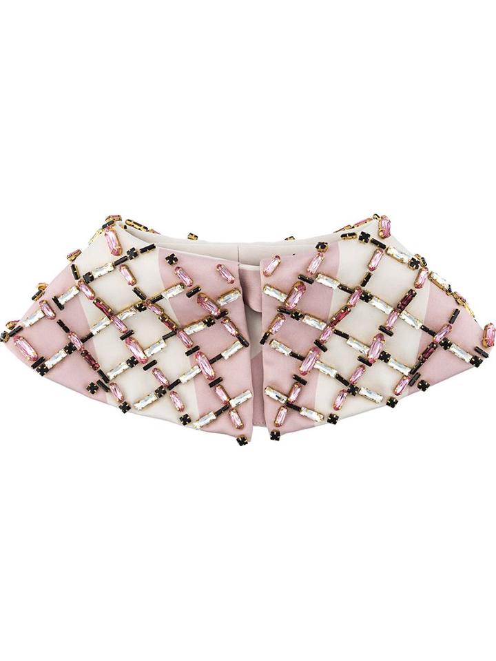 Emilia Wickstead Beaded Wide Collar