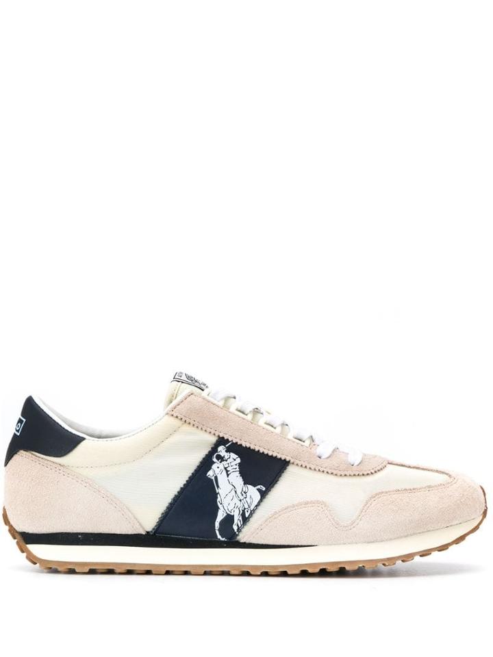 Ralph Lauren Polo Logo Sneakers - White