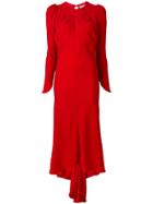 Attico High-low Midi Dress - Red