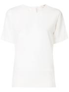 Odeeh Relaxed Sheer T-shirt - White