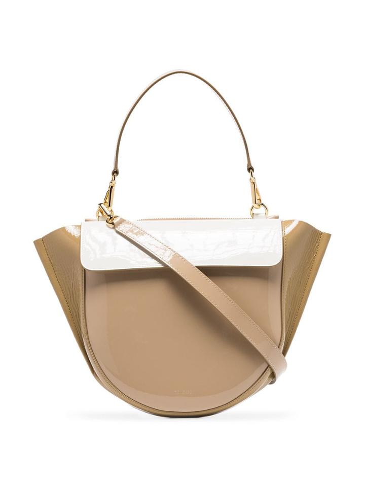 Wandler Neutral Hortensia Medium Leather Shoulder Bag - Neutrals