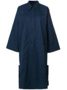 Sofie D'hoore Wide Sleeve Shirt Dress - Blue