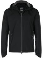 Herno Zipped Hooded Jacket - Black