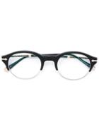 Matsuda 'm2014' Glasses, Black, Acetate/titanium