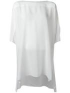 Faith Connexion Oversized Blouse, Women's, Size: Small, White, Silk