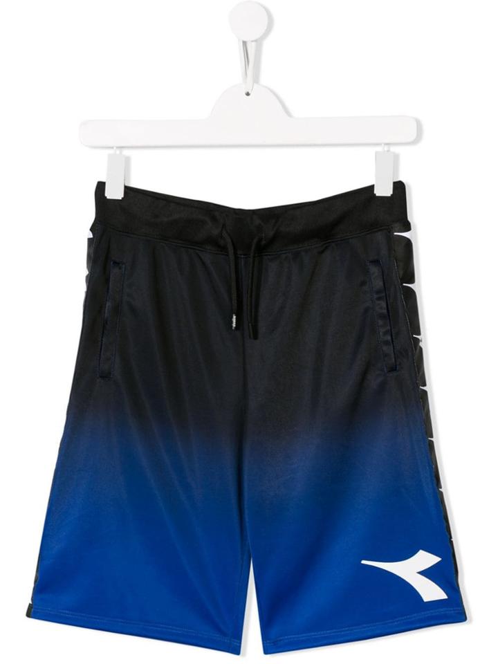 Diadora Junior Track Shorts - Blue