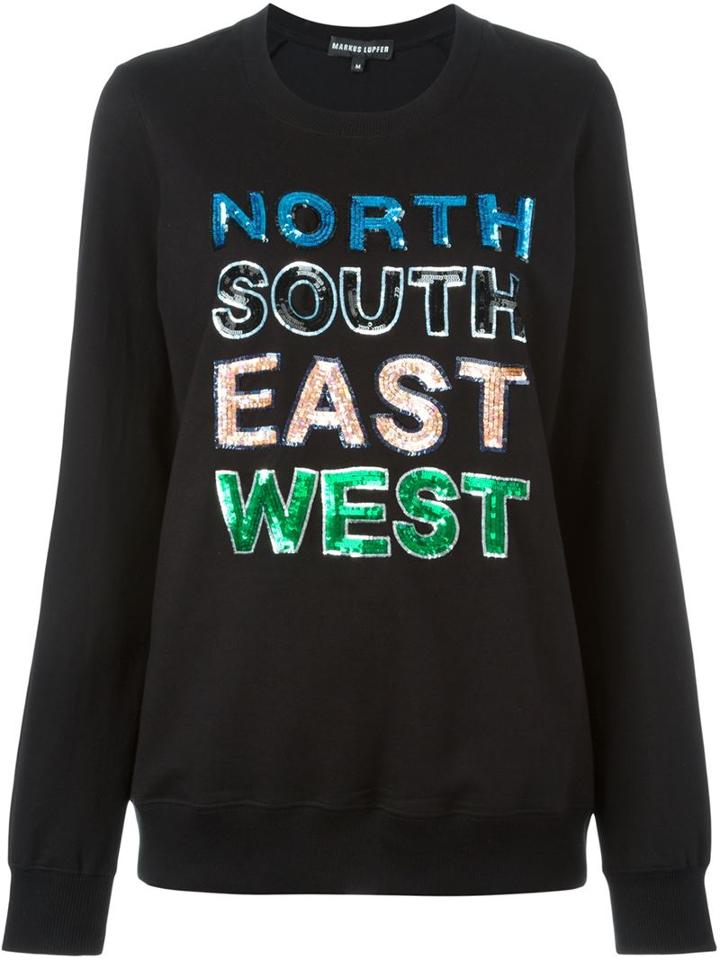 Markus Lupfer Sequinned Sweatshirt