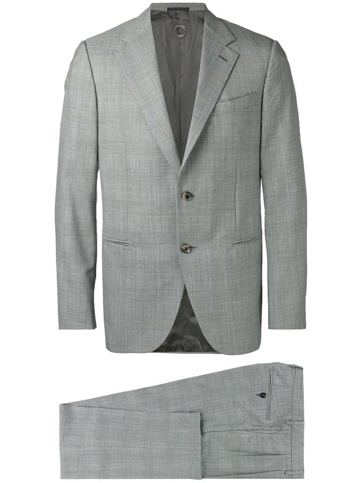 Caruso - Formal Suit - Men - Cupro/wool - 52, Grey, Cupro/wool