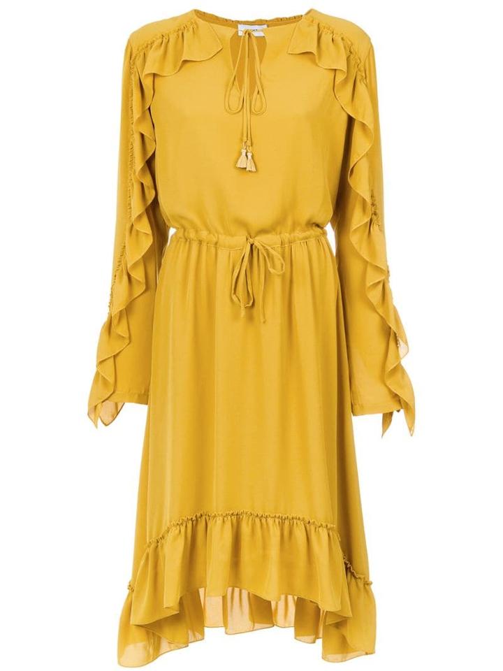 Olympiah Juli Long Sleeve Dress - Yellow