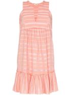 Lemlem Tatyu Ruffled Mini-dress - Pink