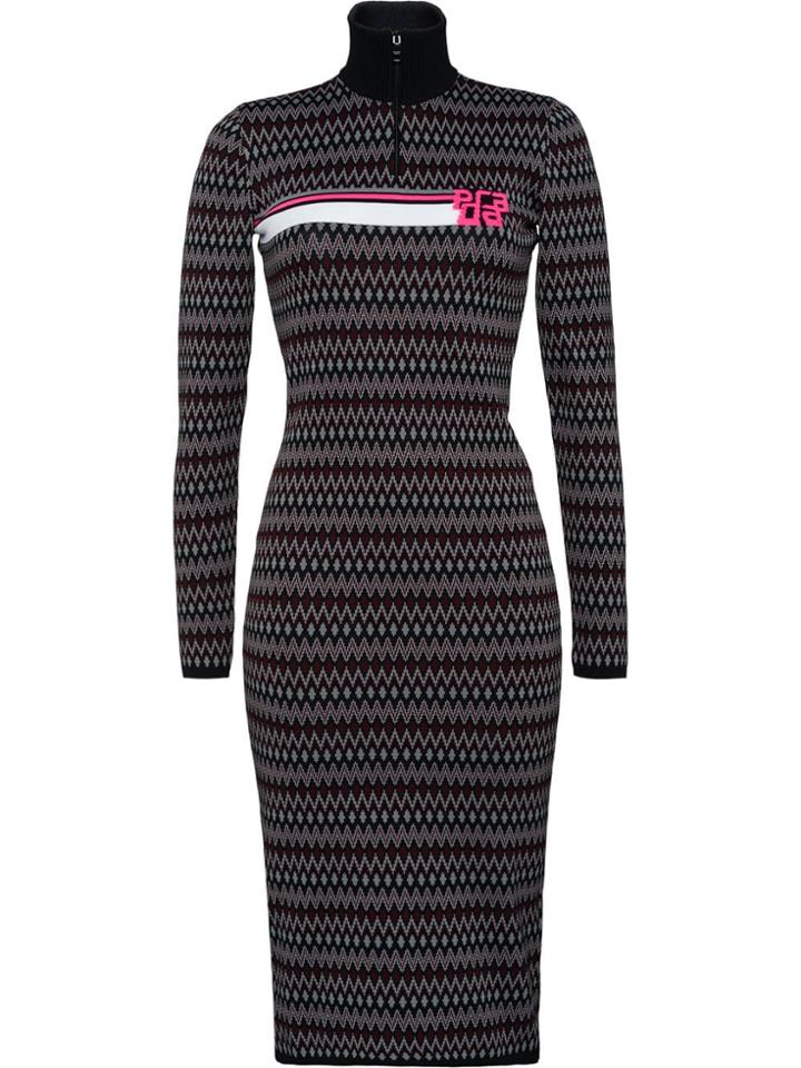 Prada Chevron Dress - Black