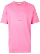 Saint Laurent Logo T-shirt - Pink