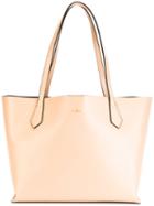 Hogan - Large Tote Bag - Women - Leather - One Size, Women's, Nude/neutrals, Leather