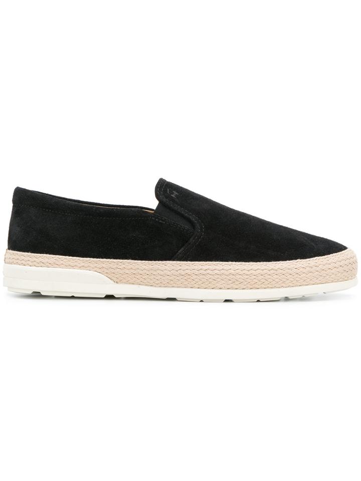 Hogan Slip On Sneakers - Black