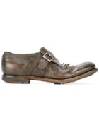 Church's Fringed Trim Monk Shoes - Grey