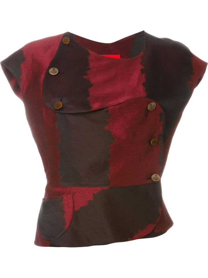 Vivienne Westwood Red Label Buttoned Jacquard Top